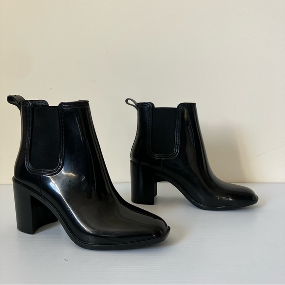 Jeffrey Campbell Black Women’s Hurricane Chelsea Rain Boot size 7 - Picture 2 of 10